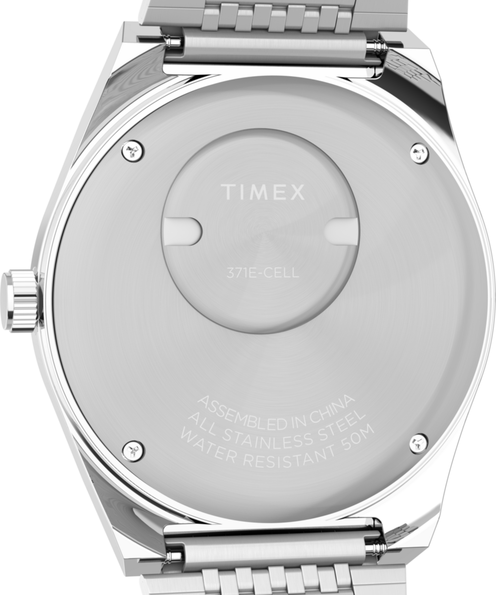 Q Timex® Falcon Eye 38mm Stainless Steel Bracelet Watch
