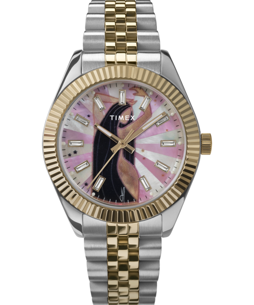 Timex x Jacquie Aiche Musings 36mm Stainless Steel Bracelet Watch