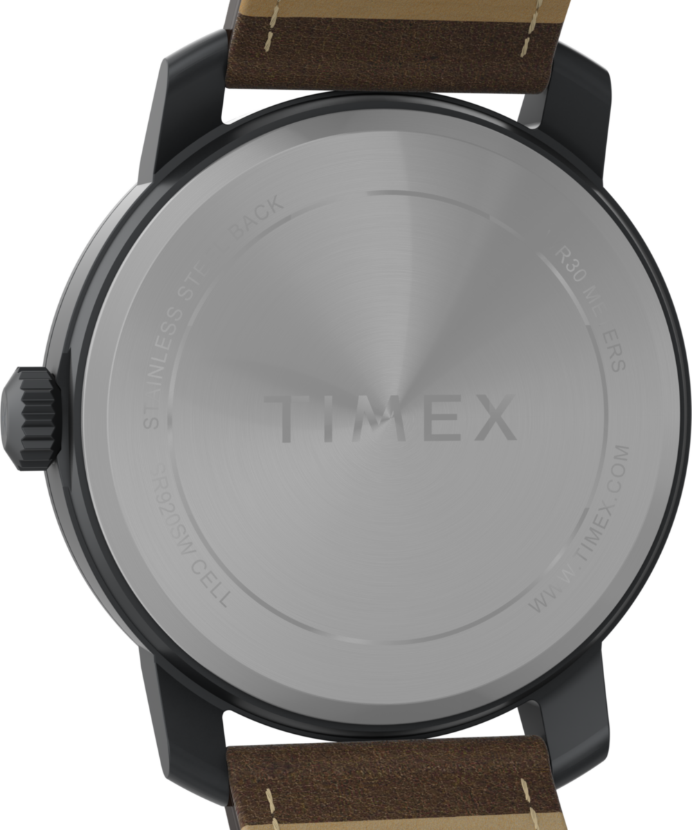 Mod 44mm Leather Strap Watch