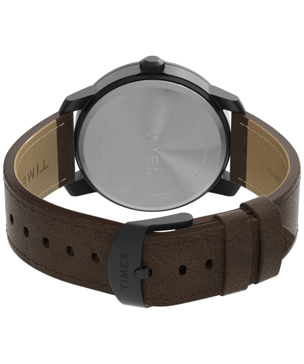 Mod 44mm Leather Strap Watch