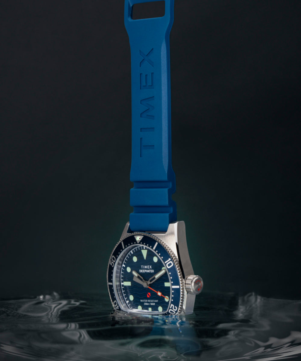 Deepwater Reef 200 41mm Synthetic Rubber Strap Watch
