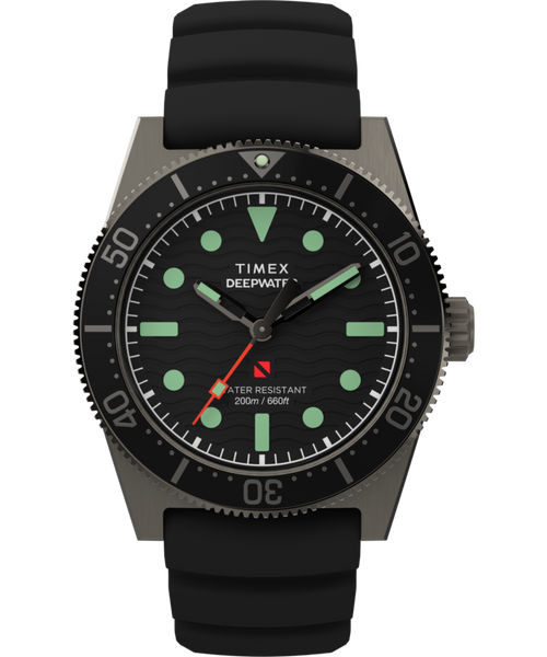 Deepwater Reef 200 41mm Synthetic Rubber Strap Watch