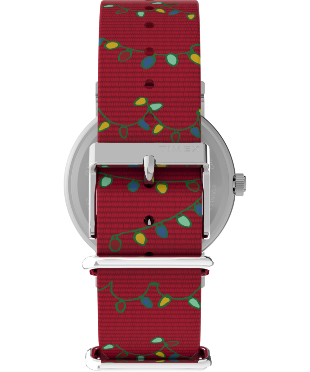 Peanuts® x Timex Weekender Holiday 38mm Fabric Strap Watch