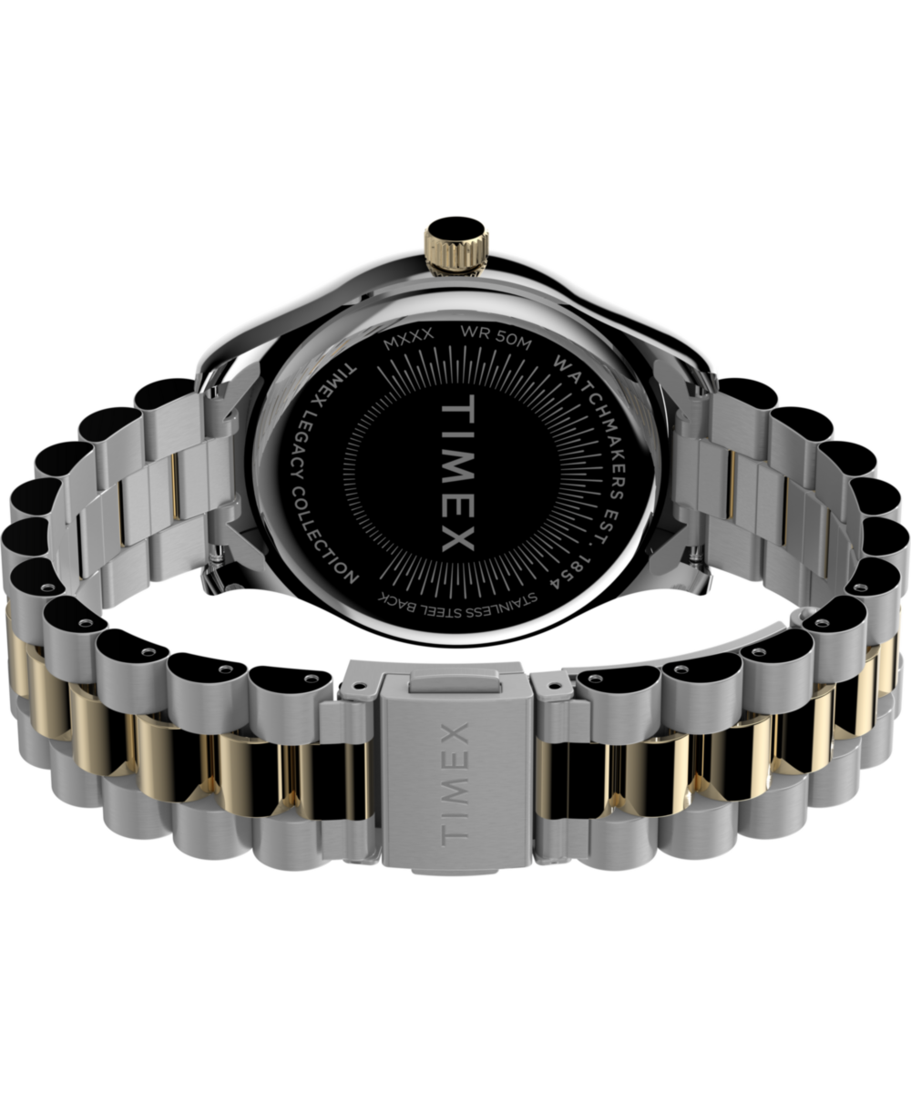 Timex Legacy 34mm Stainless Steel Bracelet Watch