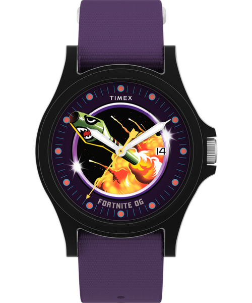 Timex x Fortnite Acadia 40mm Fabric Strap Watch