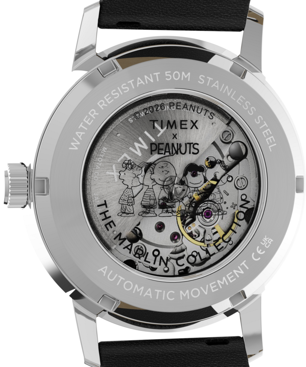 Peanuts® x Timex Marlin® Automatic Americana 40mm Leather Strap Watch