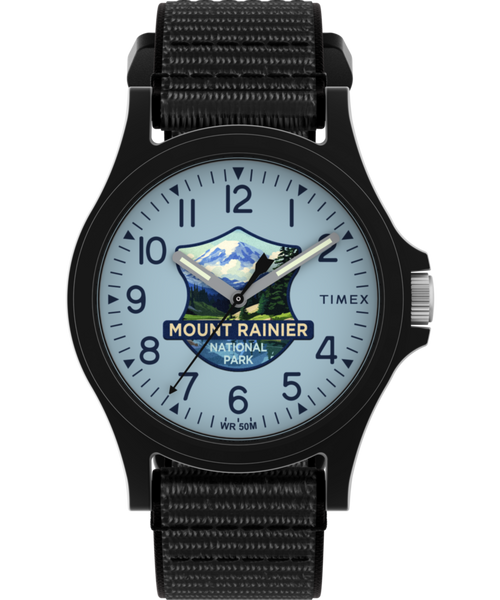 Timex Mount Rainier National Park 40mm Fabric Strap Watch