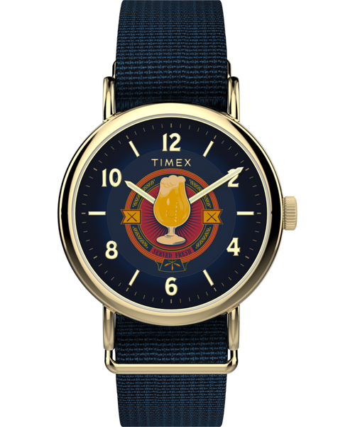Harry Potter x Timex Weekender Butterbeer 40mm Fabric Strap Watch