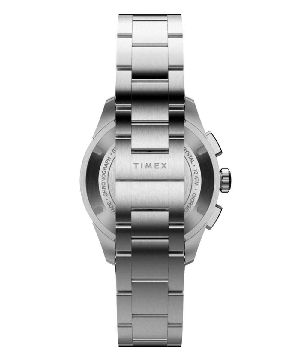 Timex Atelier Chronograph Quartz M1q 40mm Swiss Made Stainless Steel Bracelet