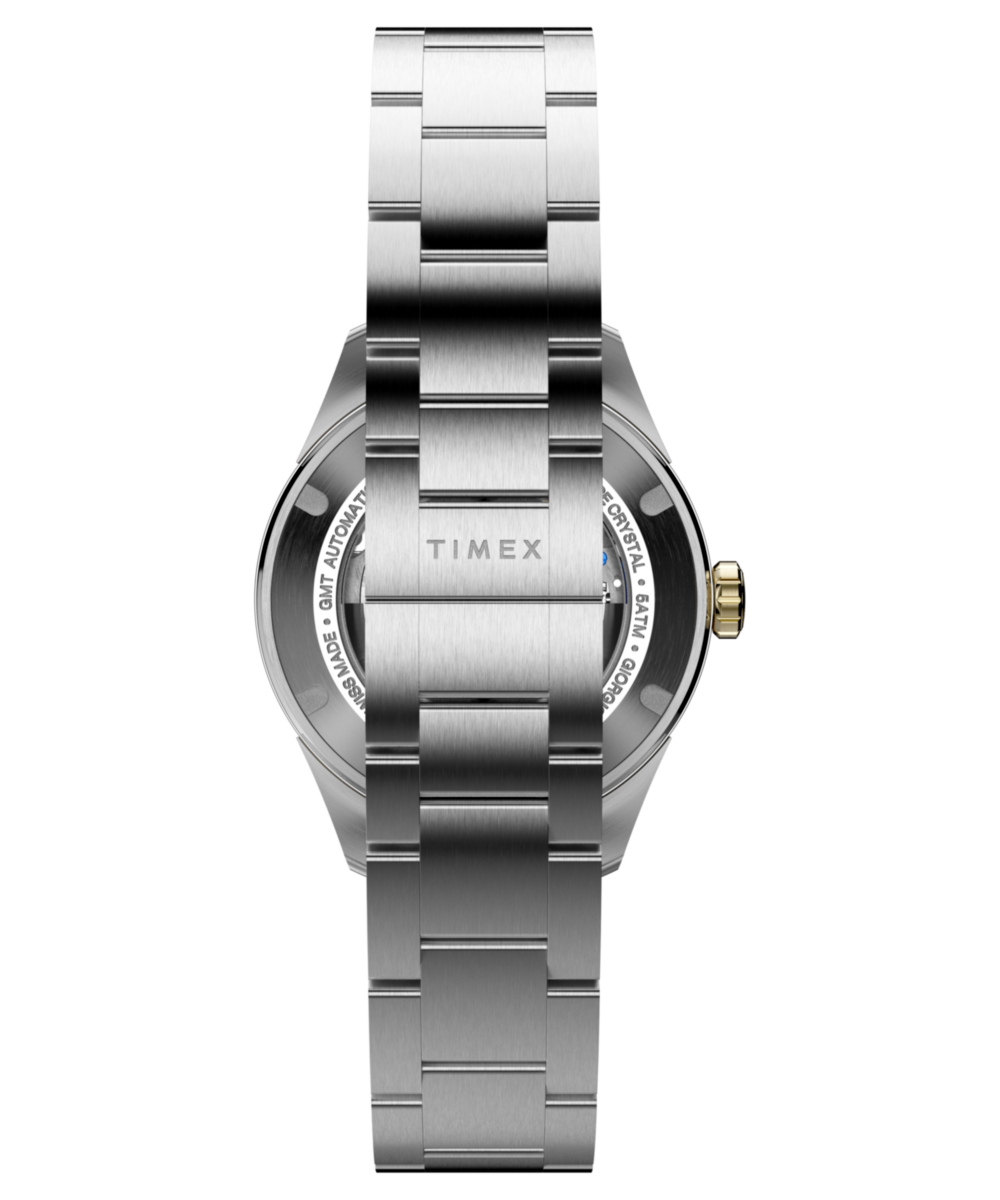 Timex Atelier GMT Première M1a 38mm Swiss Made Automatic Stainless Steel Bracelet