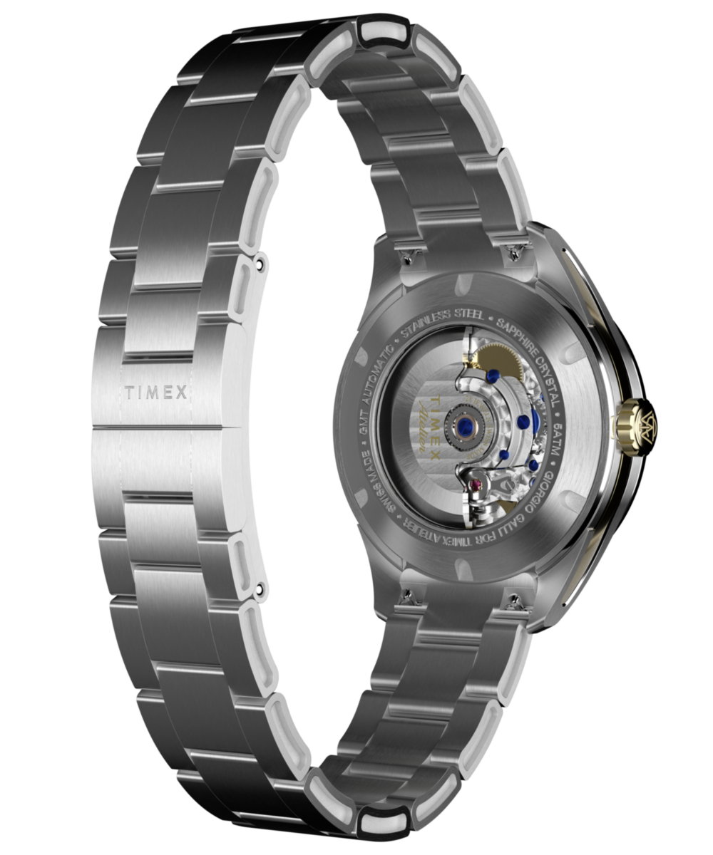 Timex Atelier GMT Première M1a 38mm Swiss Made Automatic Stainless Steel Bracelet