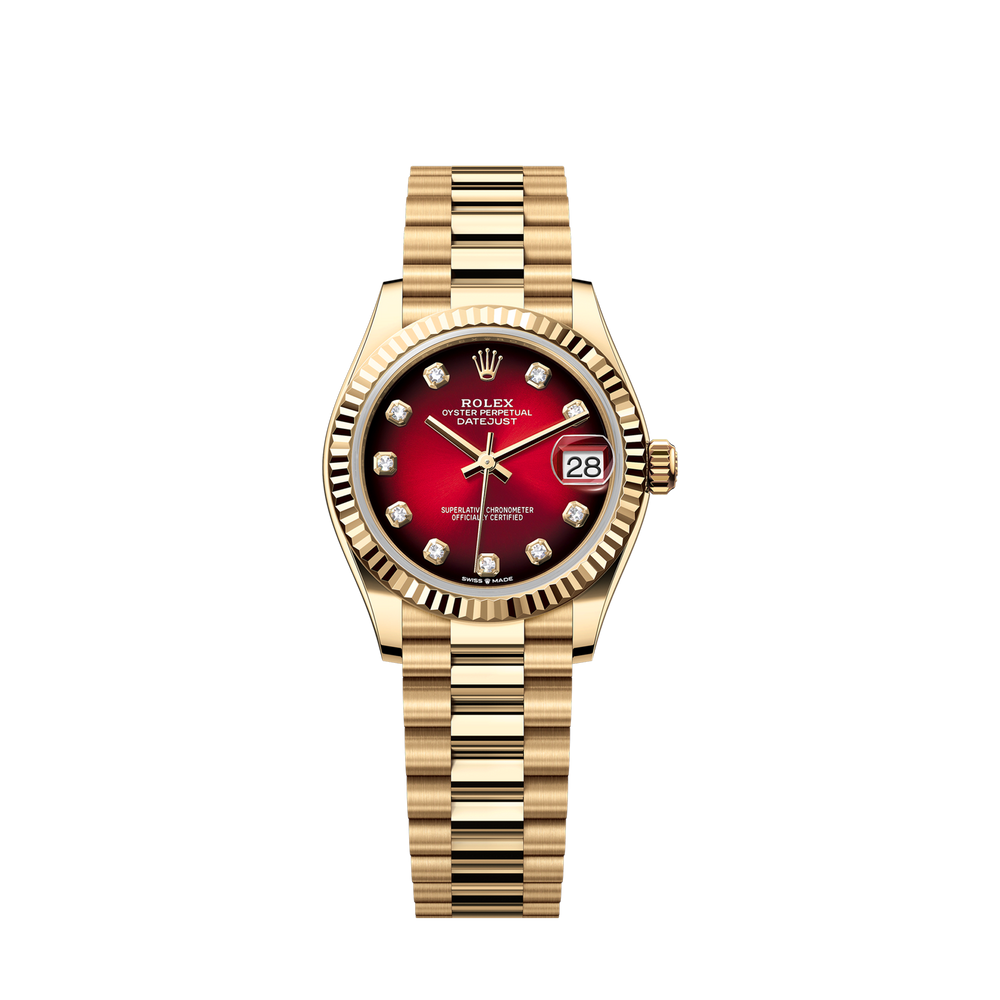 Unworn 2025, Datejust 31, 18k Yellow Gold, Diamonds