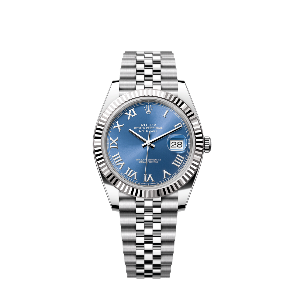 Datejust 41, Stainless Steel and 18k White Gold, 41mm