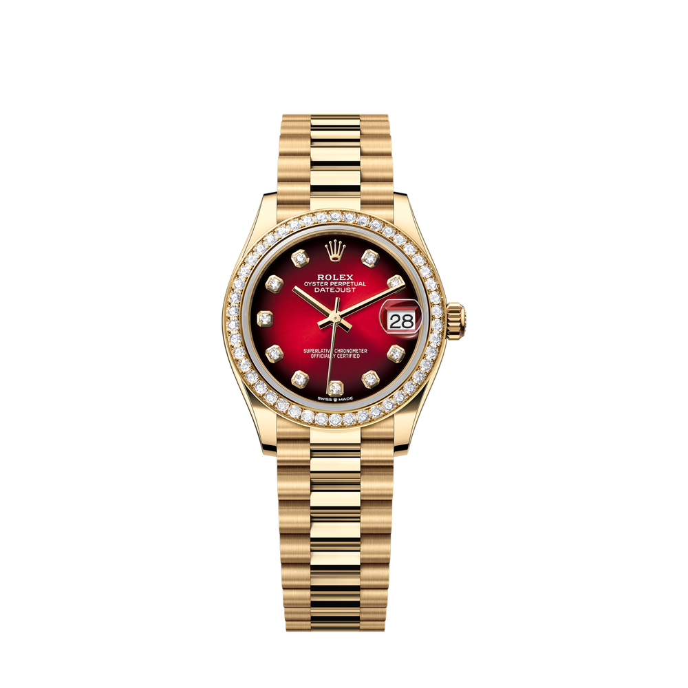 Unworn 2025, Datejust 31, 18k Yellow Gold, Diamond