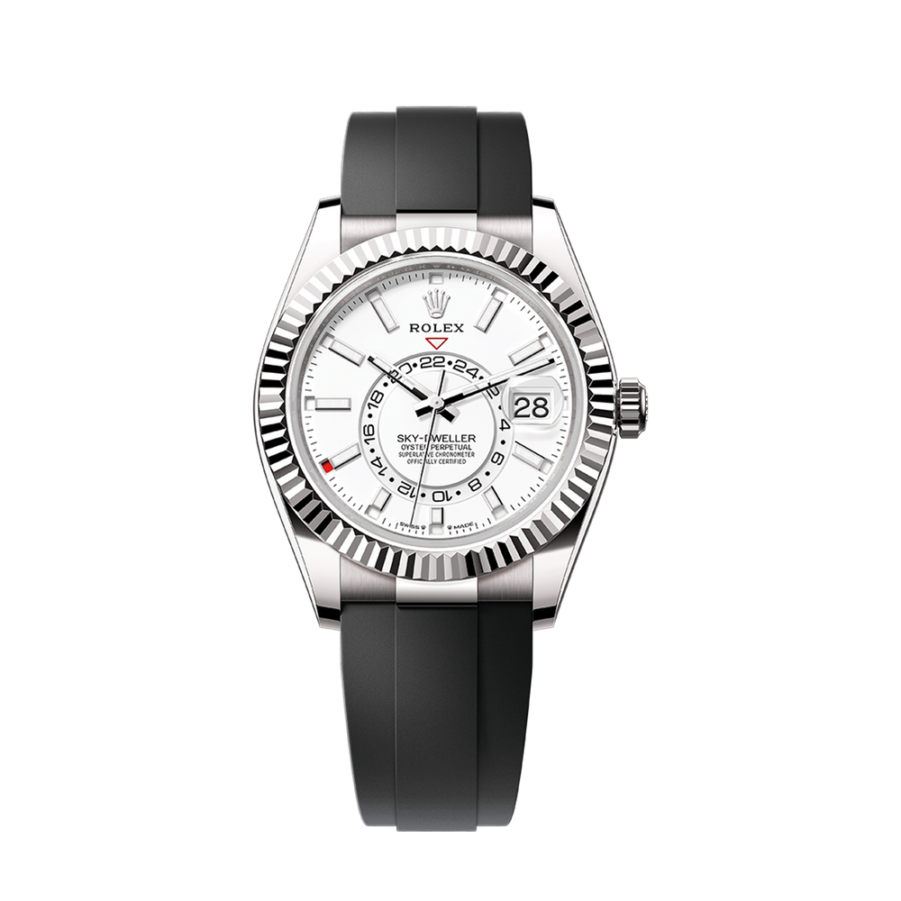 Sky-Dweller, 42mm, 18k White Gold