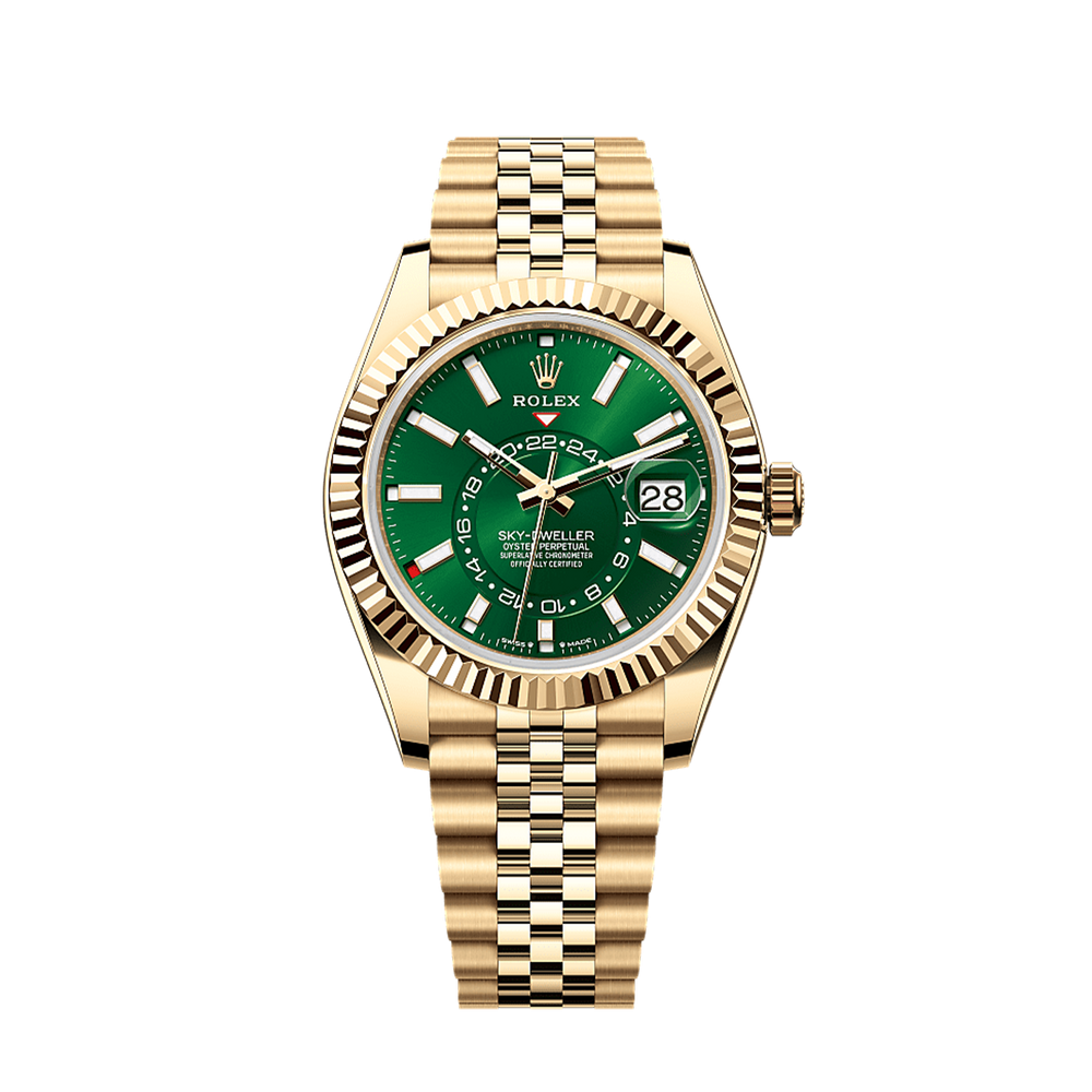 Unworn 2025, Sky-Dweller, 42mm, 18k Yellow Gold