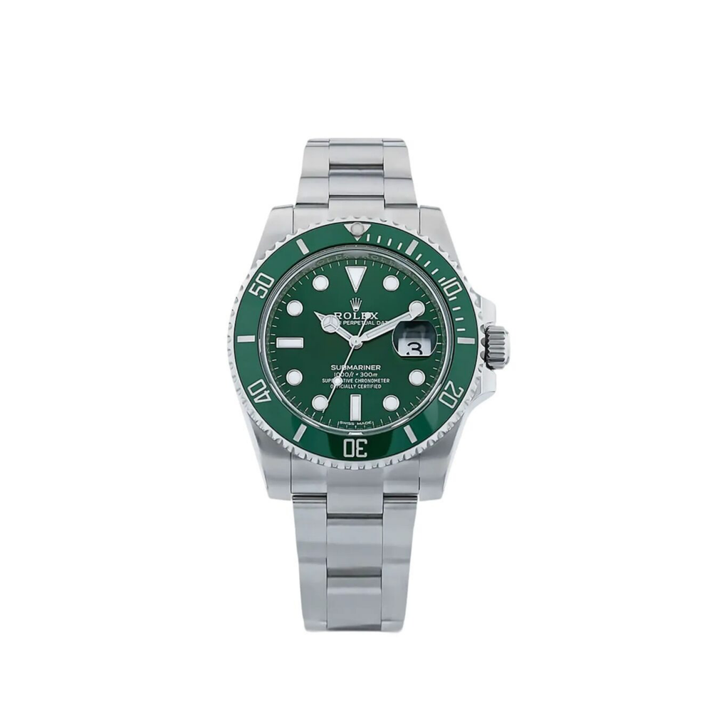 Submariner Stainless Steel “The Hulk” Green Dial Cerachrom Bezel, 41mm