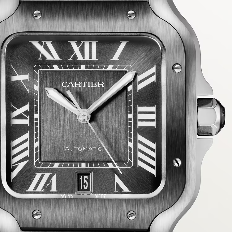Unworn Santos, Stainless Steel, 39.8mm - image 2