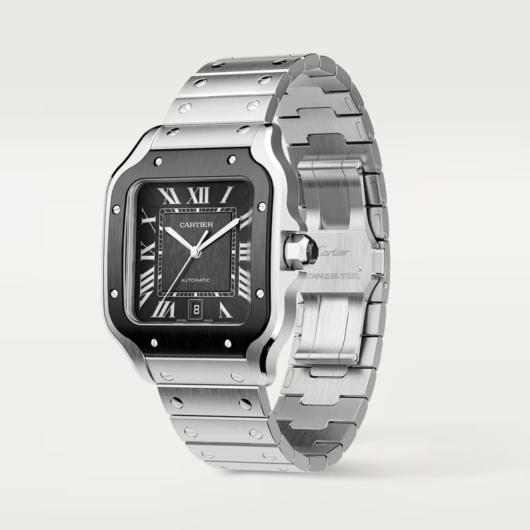 Unworn Santos, Stainless Steel, 39.8mm - image 6