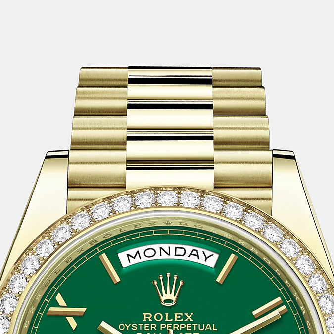 Day-Date, 40mm, 18k Yellow Gold and Diamonds - image 7