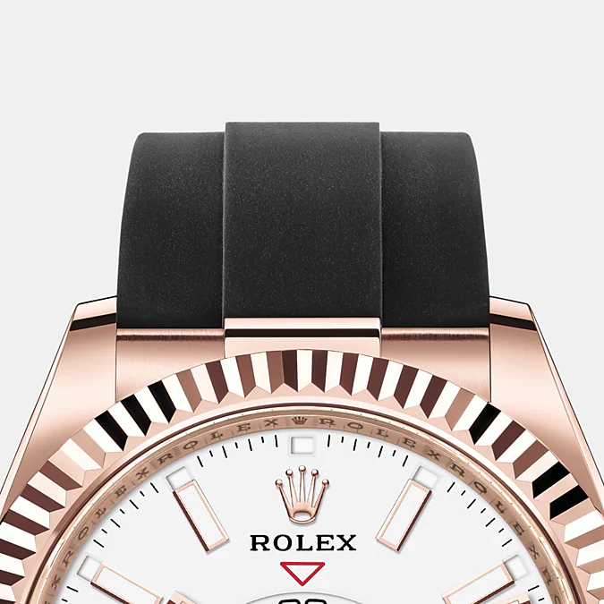 Sky-Dweller 42mm, 18k Everose Gold, Oysterflex - image 6