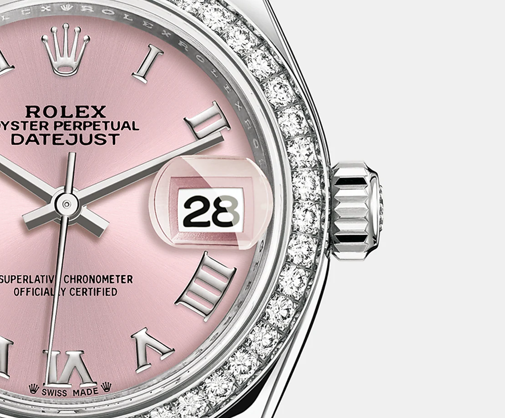Lady-Datejust 28, Oystersteel and 18k White Gold - image 4