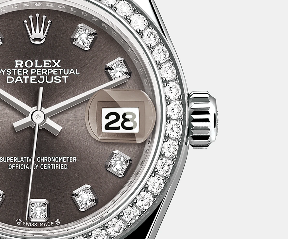 Lady-Datejust 28mm, 18k White Gold - image 4