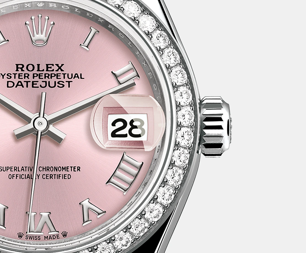 Lady-Datejust 28mm, 18k White Gold - image 4