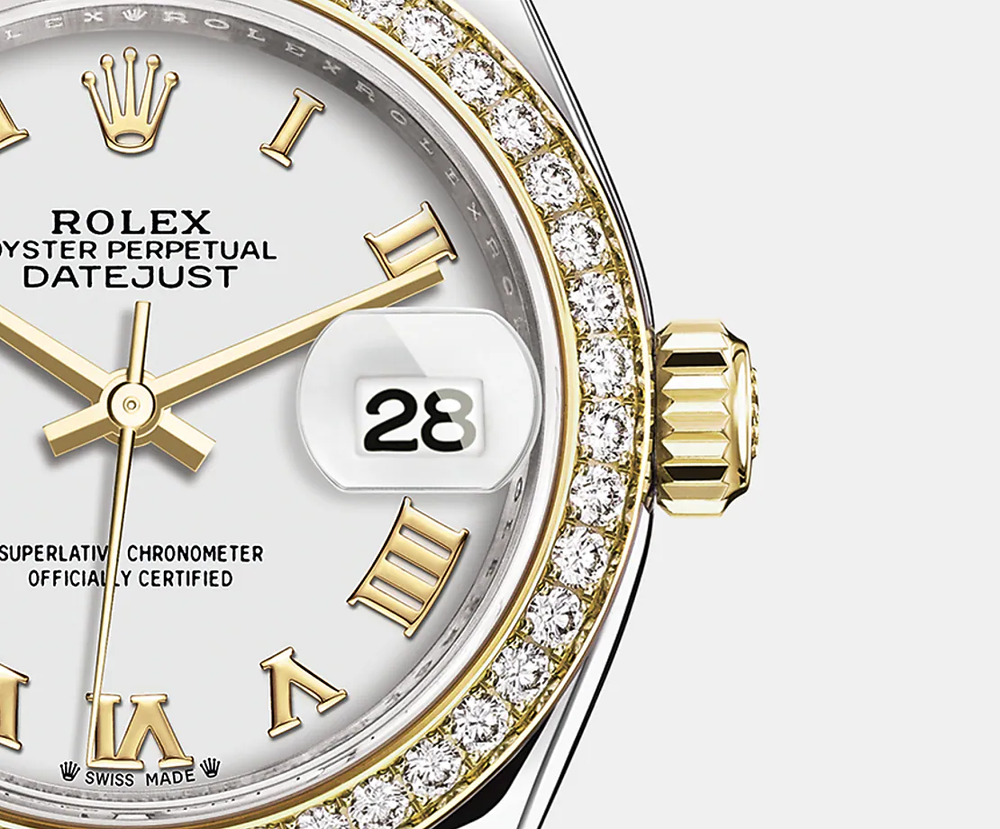 Lady-Datejust 28, Oystersteel and 18k Yellow Gold - image 4