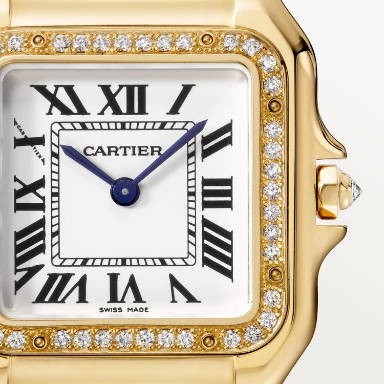 Unworn Panthère Medium, 18k Yellow Gold, Diamonds, 27mm x 36mm - image 2
