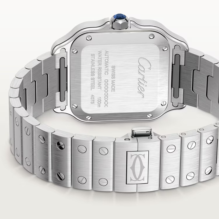 Unworn Santos, Stainless Steel, 35.1mm - image 6