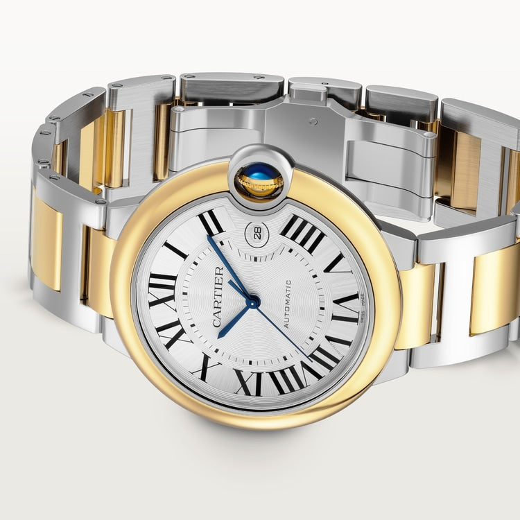 Unworn Ballon Bleu, Stainless Steel and 18k Yellow Gold, 42mm - image 3