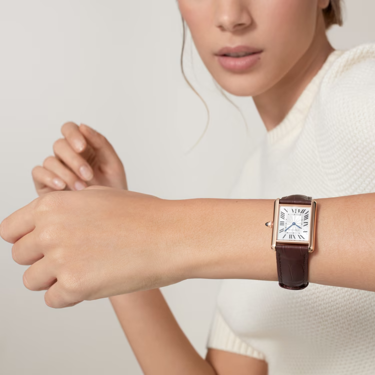 Unworn, Tank Louis, 18k Rose Gold, 33.7mm x 25.5mm - image 10
