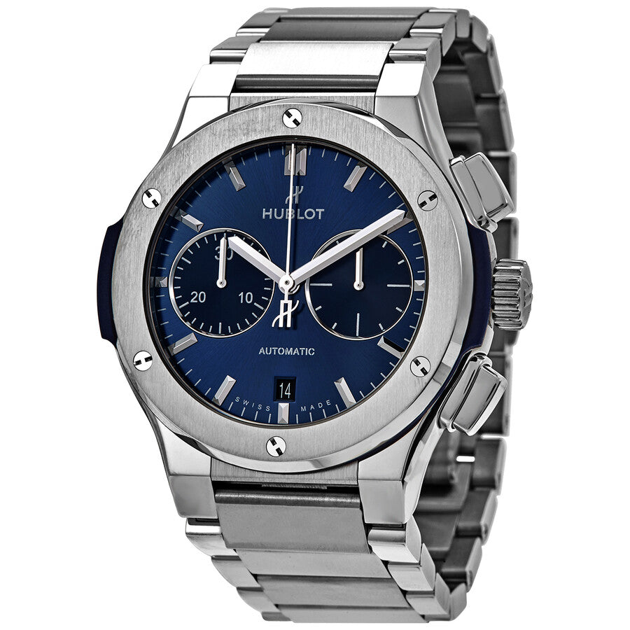 Classic Fusion Blue Chronograph Titanium Bracelet 45mm - image 5