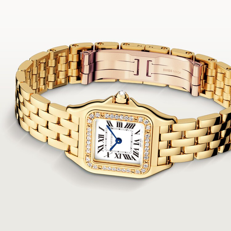 Unworn Panthère Small, 18k Yellow Gold, Diamonds, 22mm x 30mm - image 5