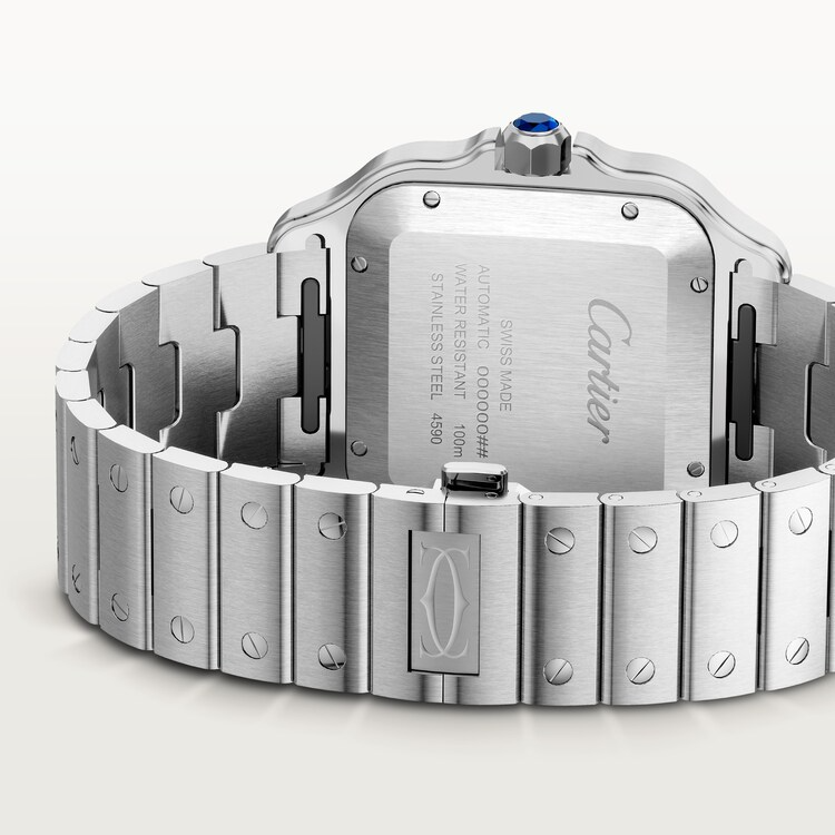 Unworn Santos Dual Time, Stainless Steel, 40.2mm - image 5