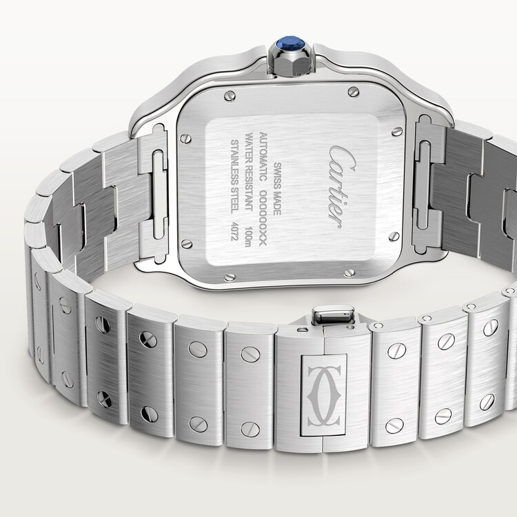 Unworn Santos, Stainless Steel, 39.8mm - image 5