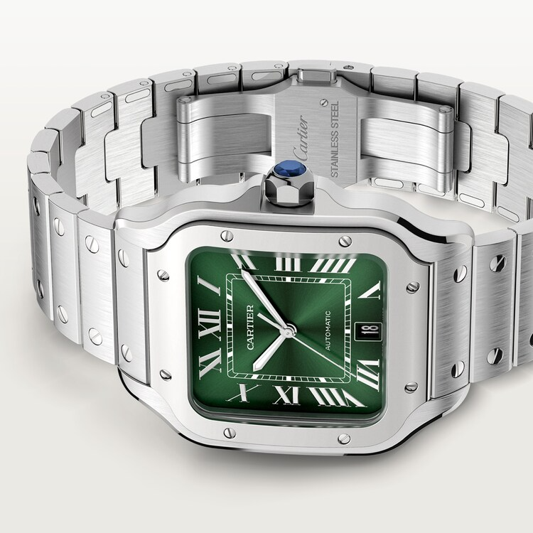 Unworn Santos, Stainless Steel, 39.8mm - image 4