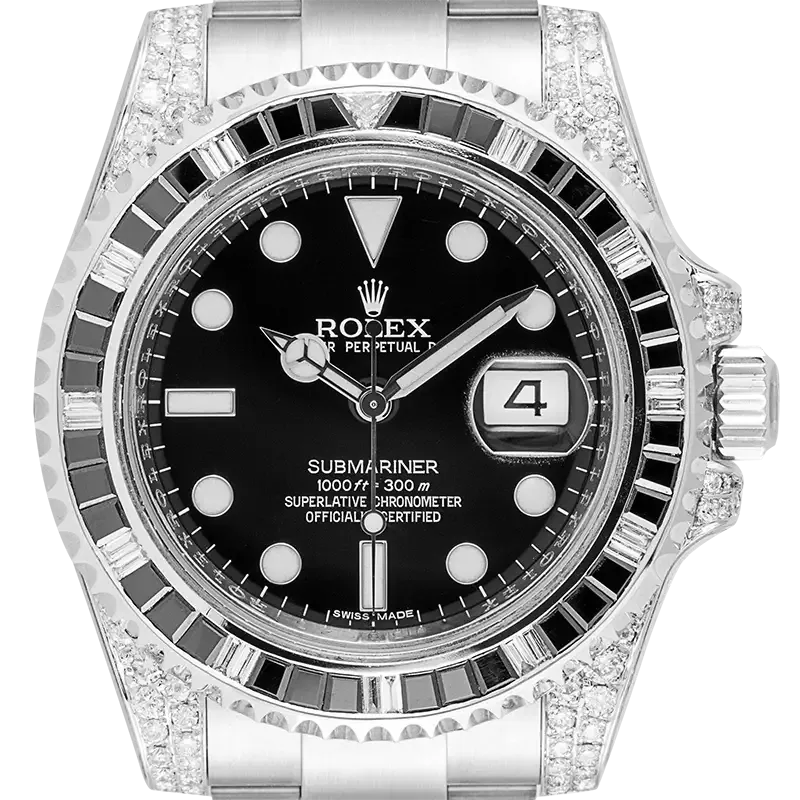 Submariner Date Silver Black Diamond, 40mm - image 3