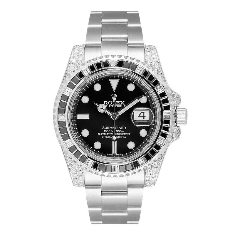 Submariner Date Silver Black Diamond, 40mm - image 2
