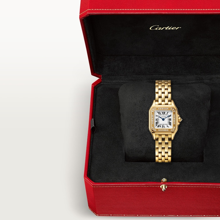 Unworn Panthère Small, 18k Yellow Gold, Diamonds, 22mm x 30mm - image 7