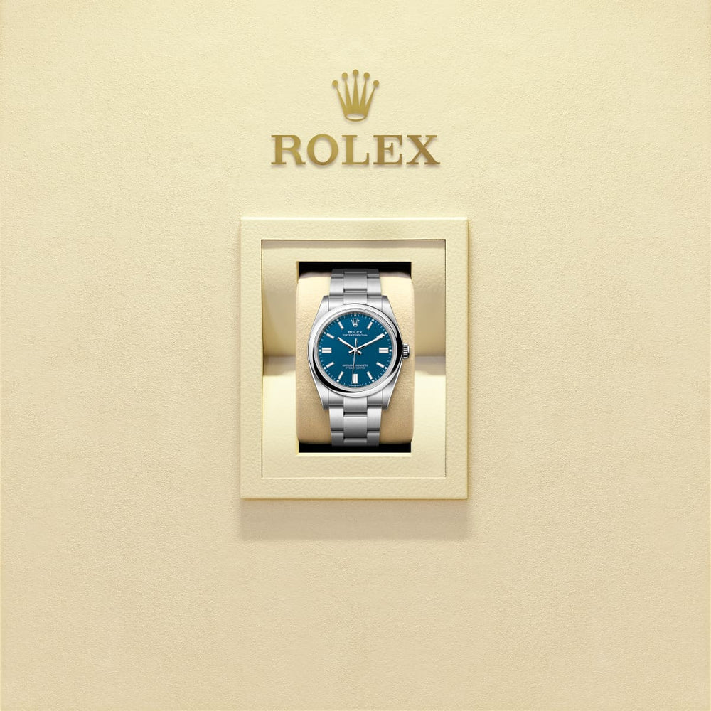 Unworn 2025, Oyster Perpetual, Oystersteel 41mm, Blue dial, Domed Oyster - image 4
