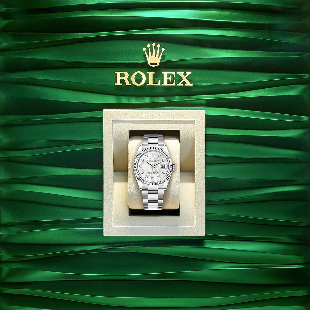 Datejust 36, Stainless Steel and 18k White Gold, 36mm - image 5