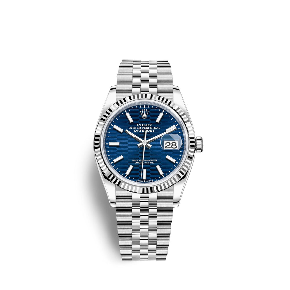 Datejust 36, Stainless Steel and 18k White Gold, 36mm