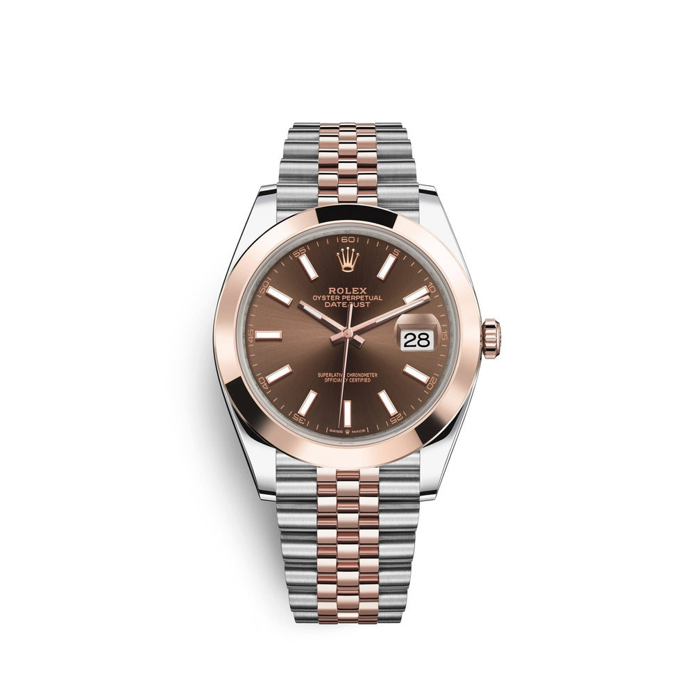 Datejust 41, 18k Everose Gold and Stainless Steel, 41mm