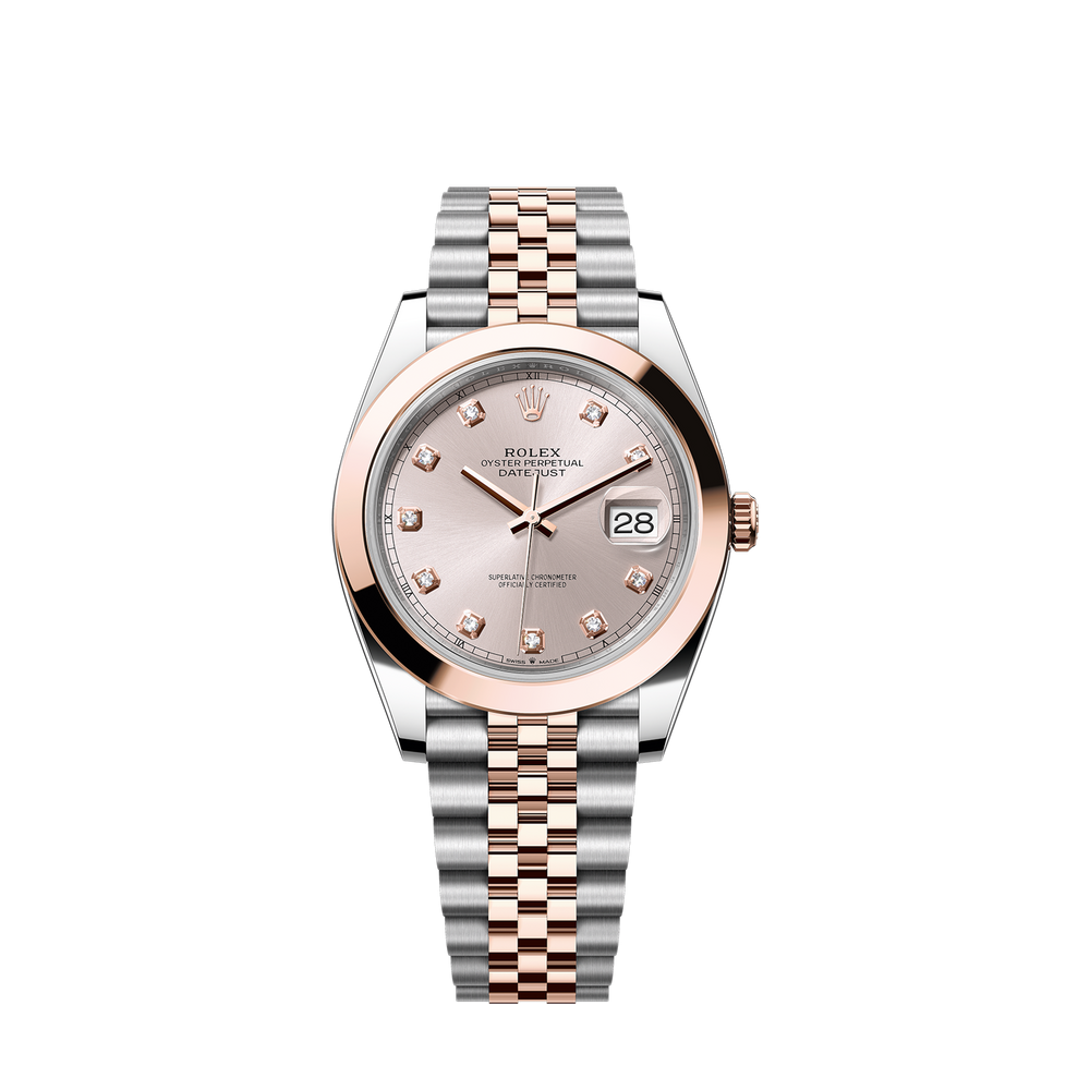 Datejust 41 Oystersteel and Everose gold