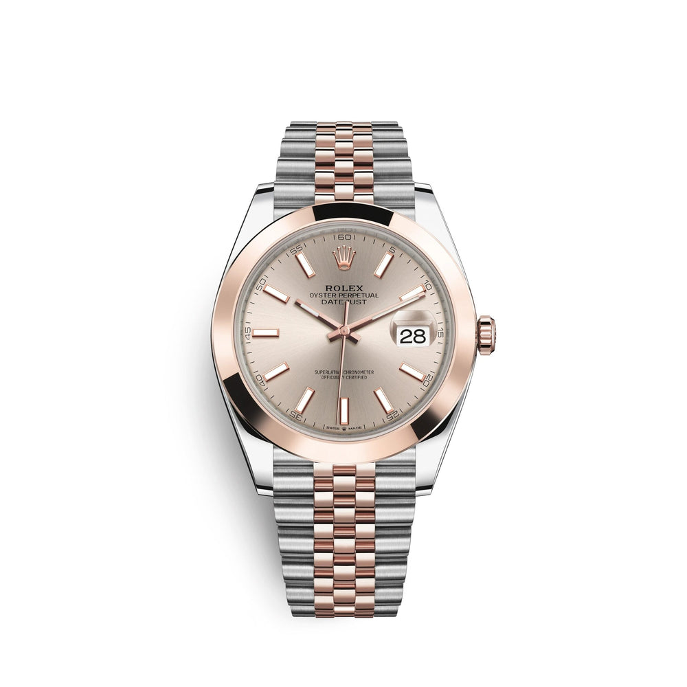Datejust 41, 18k Everose Gold and Stainless Steel, 41mm
