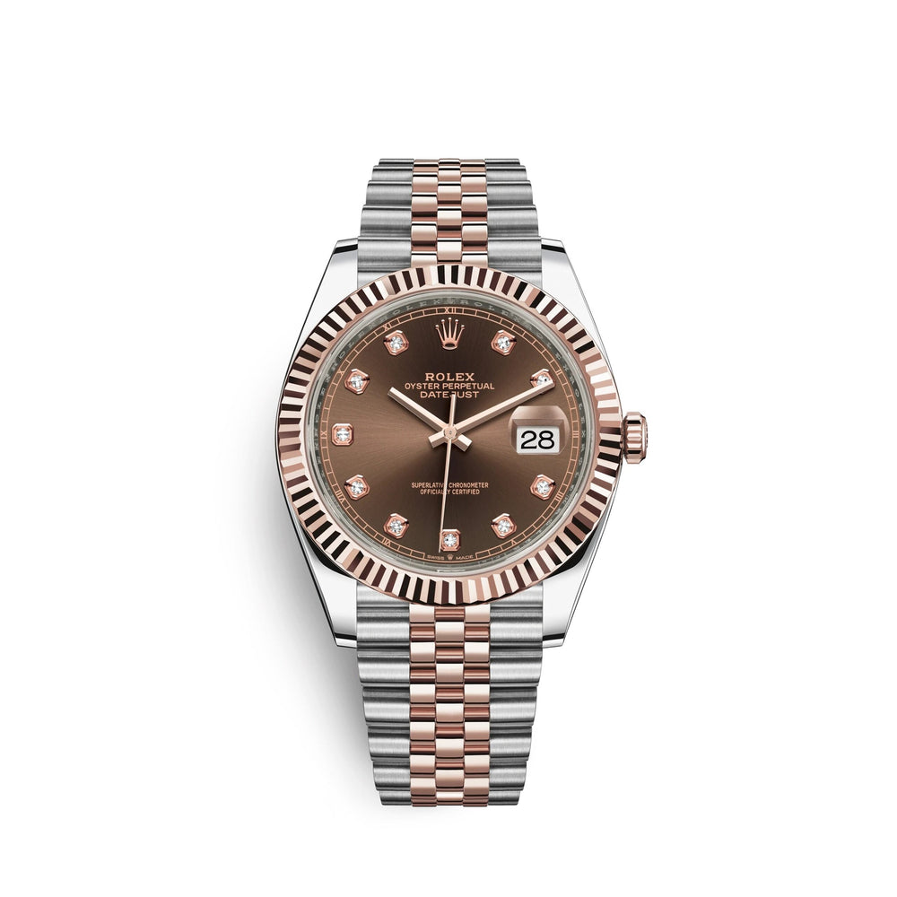 Datejust 41, 18k Everose Gold and Stainless Steel, 41mm