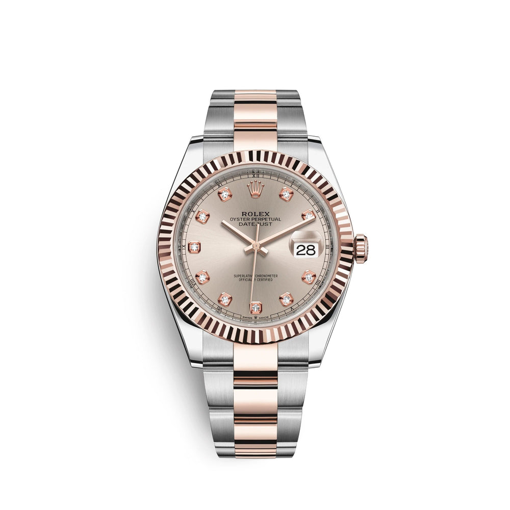 Datejust 41, 18k Everose Gold and Stainless Steel, 41mm