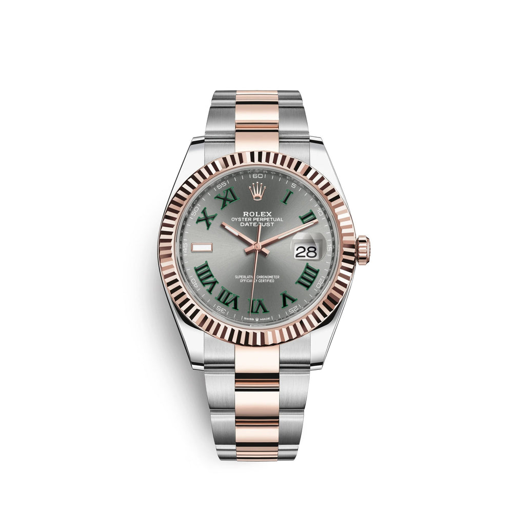 Datejust 41, 18k Everose Gold and Stainless Steel, 41mm